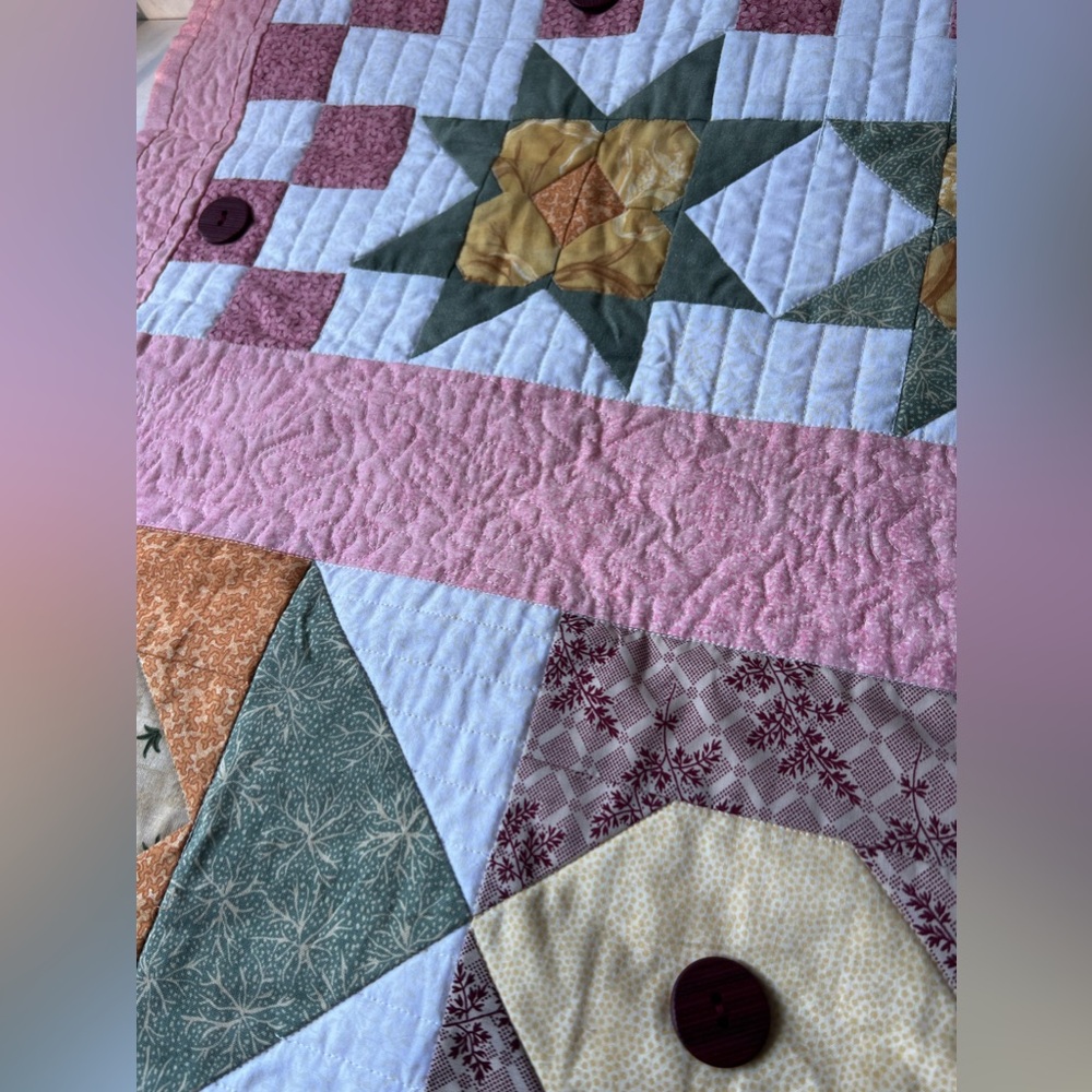 Patchwork Quilted Table Runner - Picture 5 of 8